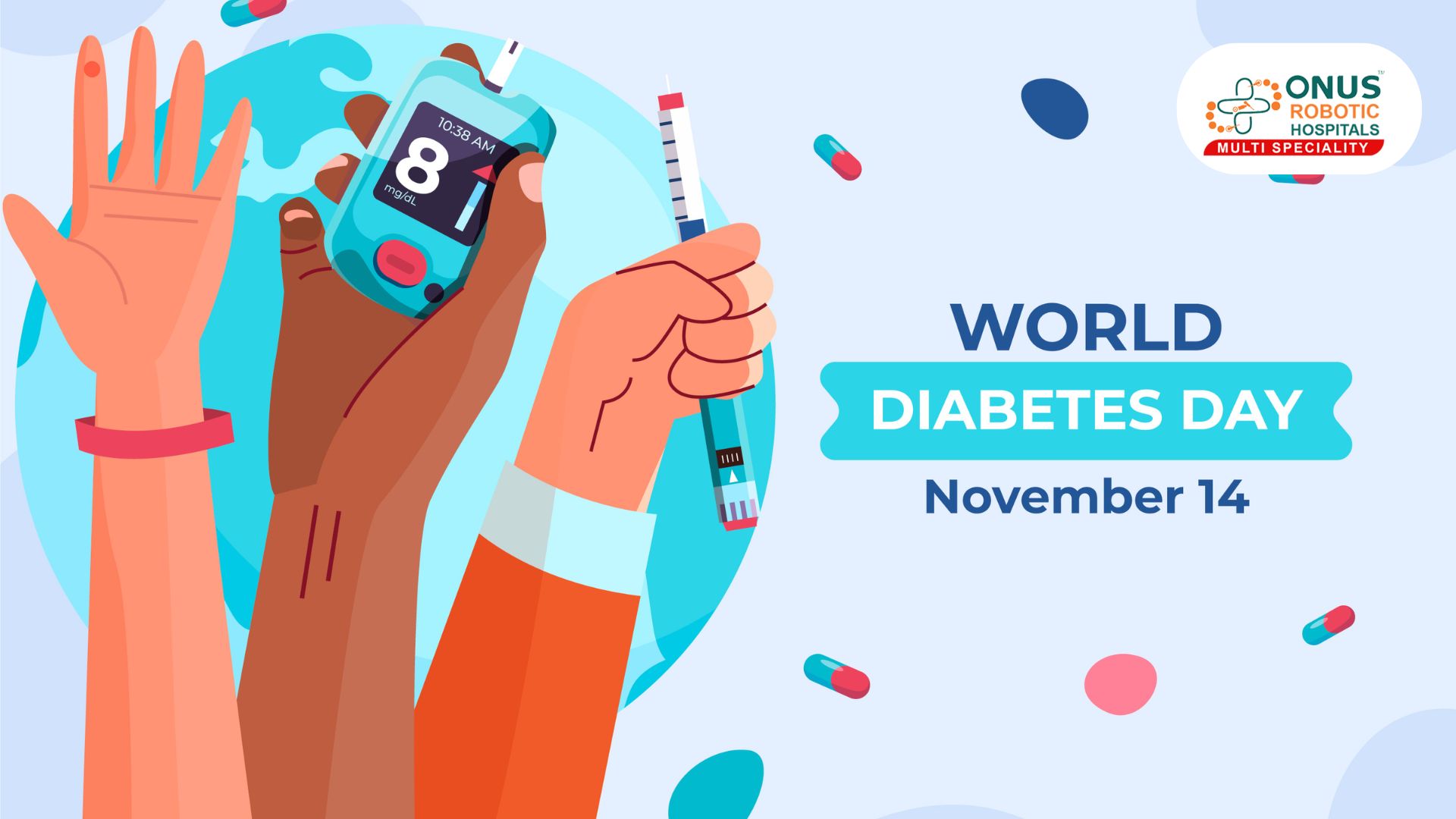 World Diabetes Day Live Recap — How ONUS Robotic Hospitals Turned Awareness Into Action | Dr. P. Ravi Kiran, Consultant Physician & Diabetologist, ONUS Robotic Hospitals, Hyderabad
