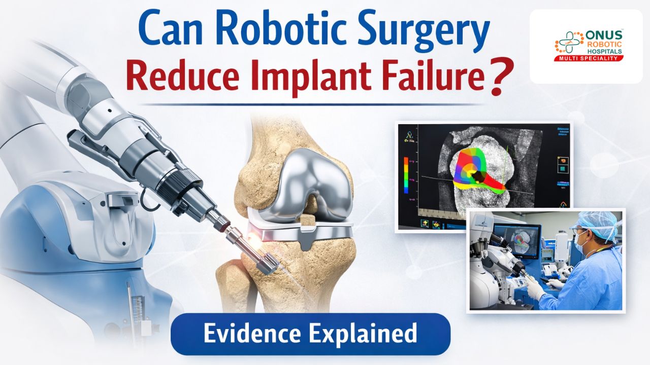 Can Robotic Surgery Reduce Implant Failure? Evidence Explained – By Dr. Balaraju Naidu, Robotic Orthopedic Surgeon, ONUS Robotic Hospitals