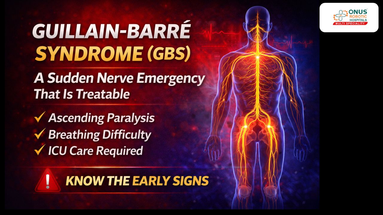 Guillain-Barré Syndrome (GBS): A Sudden Nerve Emergency That Is Treatable – By Dr.Krishna Chaithanya Reddy, Neurologist, ONUS Robotic Hospitals