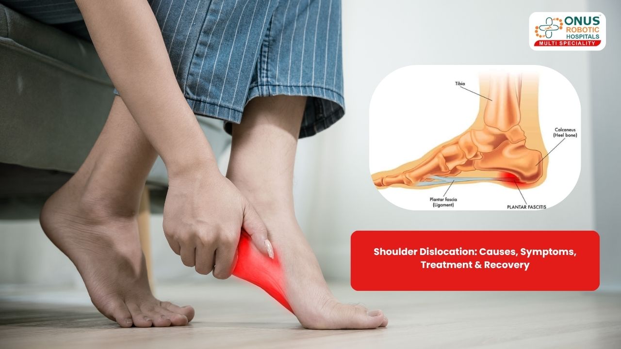 Do you feel sharp heel pain when you wake up and take your first step?- By Dr. Balaraju Naidu, Robotic Orthopedic Surgeon, ONUS Robotic Hospitals
