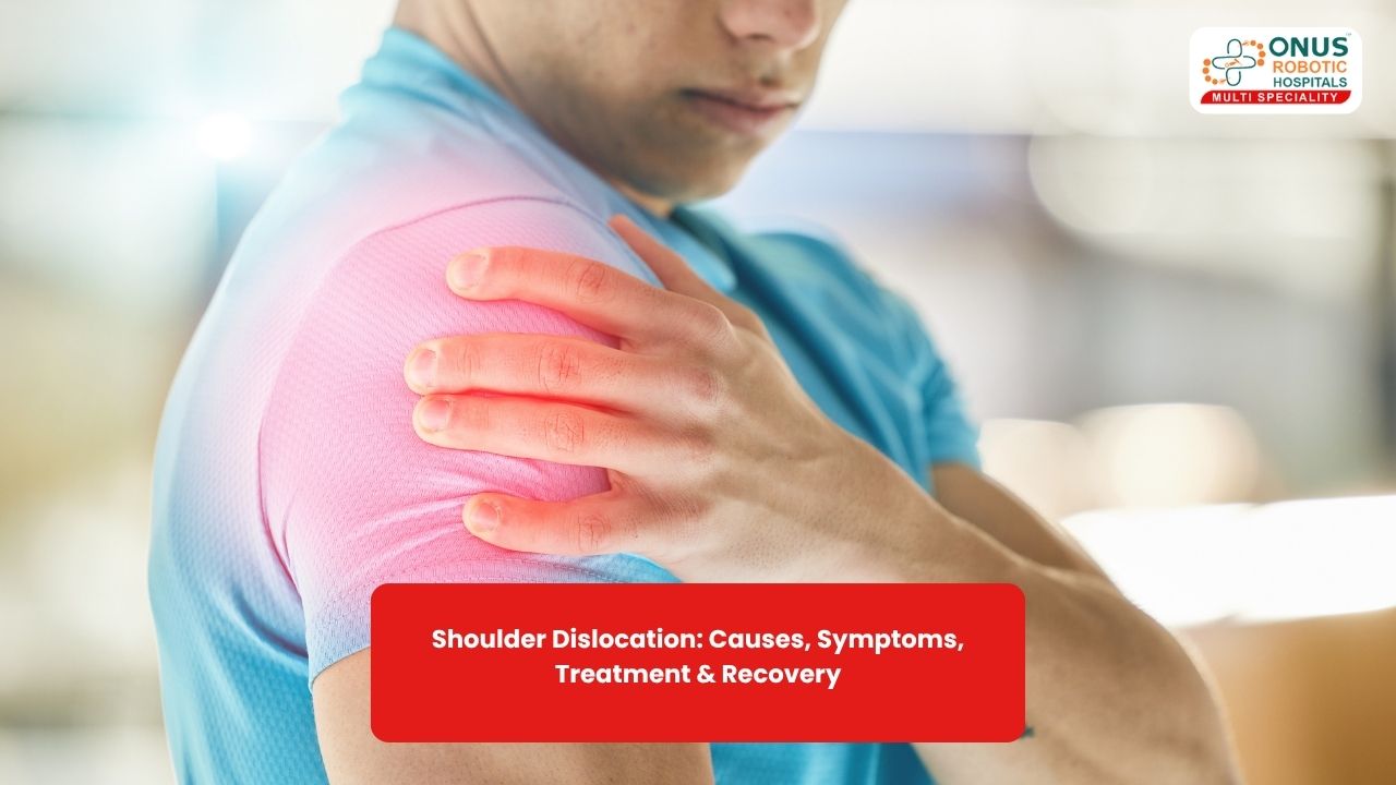 Shoulder Dislocation: Causes, Symptoms, Treatment & Recovery- By Dr. Balaraju Naidu, Robotic Orthopedic Surgeon, ONUS Robotic Hospitals