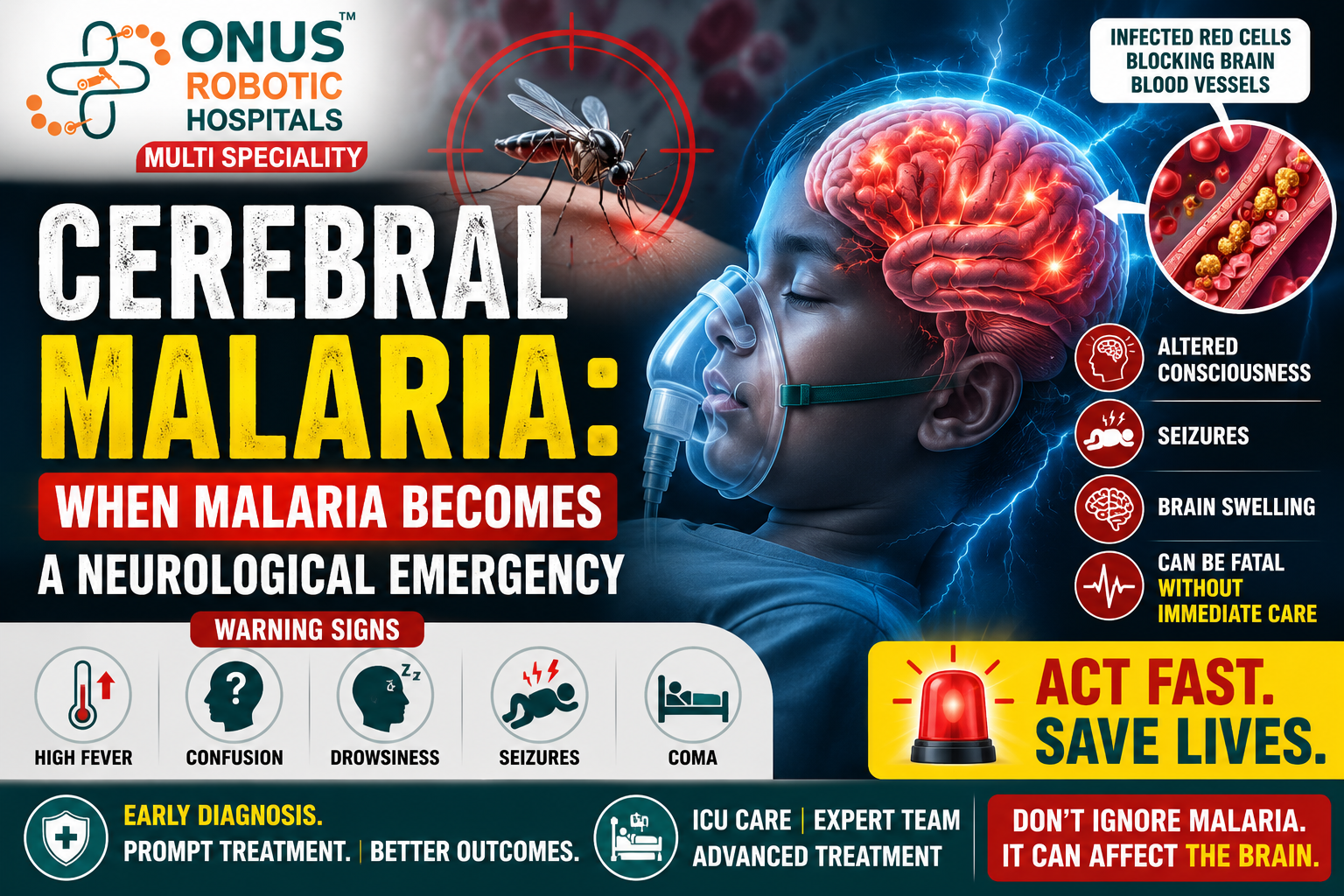 Cerebral Malaria: When Malaria Becomes a Neurological Emergency – By Dr.Krishna Chaithanya Reddy, Neurologist, ONUS Robotic Hospitals