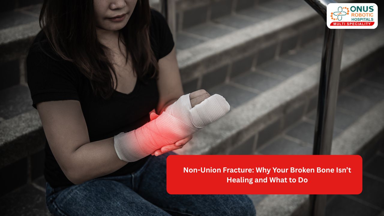 Non-Union Fracture: Why Your Broken Bone Isn’t Healing and What to Do- By Dr. Balaraju Naidu, Robotic Orthopedic Surgeon, ONUS Robotic Hospitals