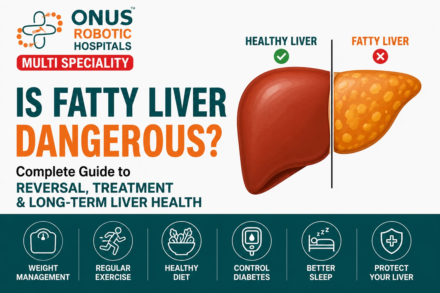 Is Fatty Liver Dangerous? Complete Guide to Fatty Liver Reversal, Treatment, and Long-Term Liver Health: Dr. Ravi Kiran | Diabetologist, Onus Robotic Hospital